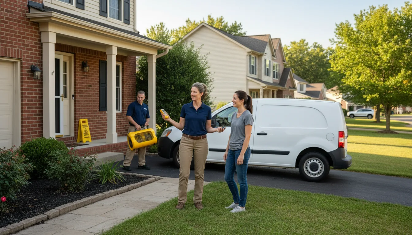 Residential water damage restoration in Orovada, NV